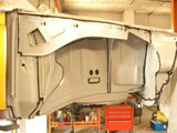 Restauration in Arbeit